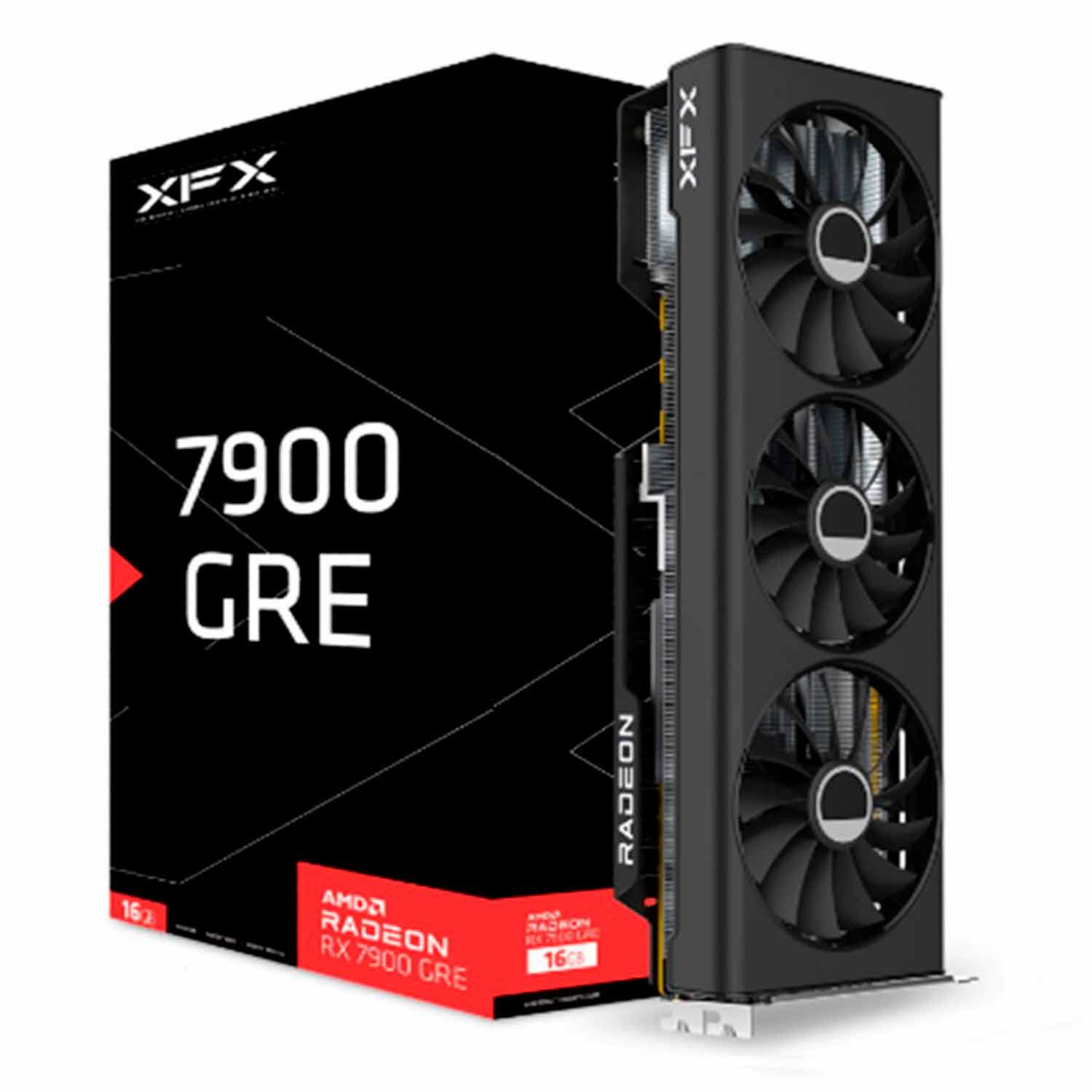 Tarjeta De Video Amd Radeon Rx 7900 Gre De 16 Gb Gddr6 Para Juegos Xfx: Rx-79gmercbr