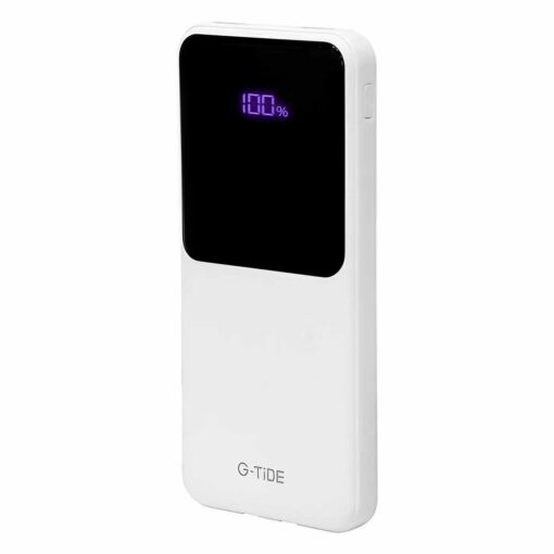 Cargador Portátil G-tide Easy1 De 10 000 Mah, Color Blanco