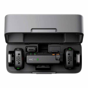 Micrófono De Solapa Dji Mic Mini Usb-c 2 Tx + 1 Rx + Estuche De Carga Inalámbrica Para Teléfono Inteligente - Negro - Imagen 2