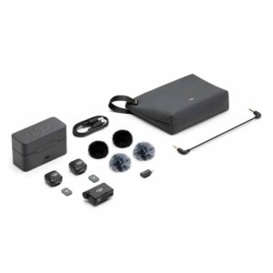 Micrófono De Solapa Dji Mic Mini Usb-c 2 Tx + 1 Rx + Estuche De Carga Inalámbrica Para Teléfono Inteligente - Negro - Imagen 5