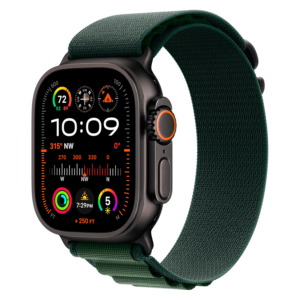 Apple Watch Ultra 2 Mx4q3lw/a Móvil + Gps Cajón De Titán 49 Mm Negro - Alpine Loop Verde