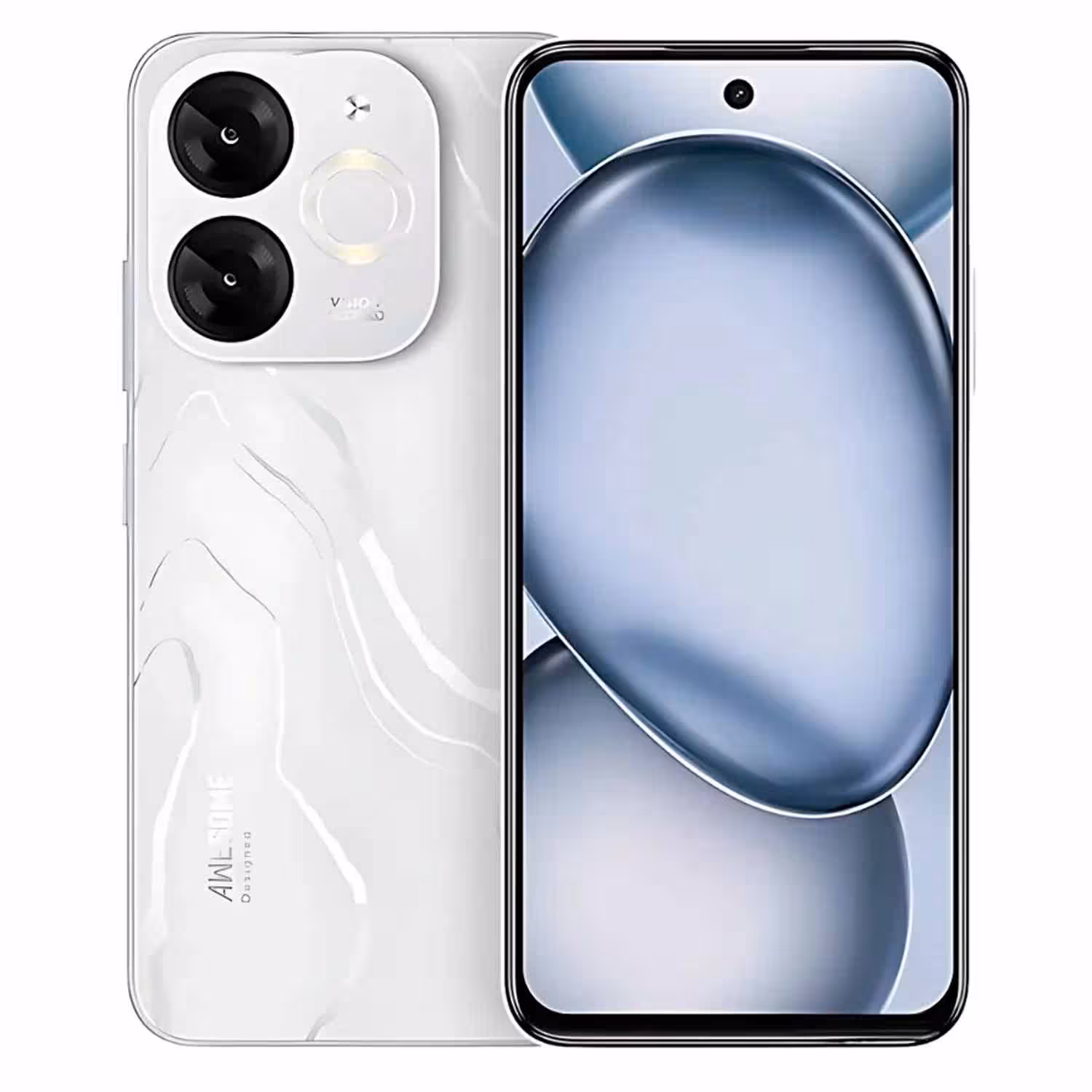 Smartphone Itel A80 A671lc 128gb 4gb Ram Dual Sim Pantalla 6.7" - Blanco
