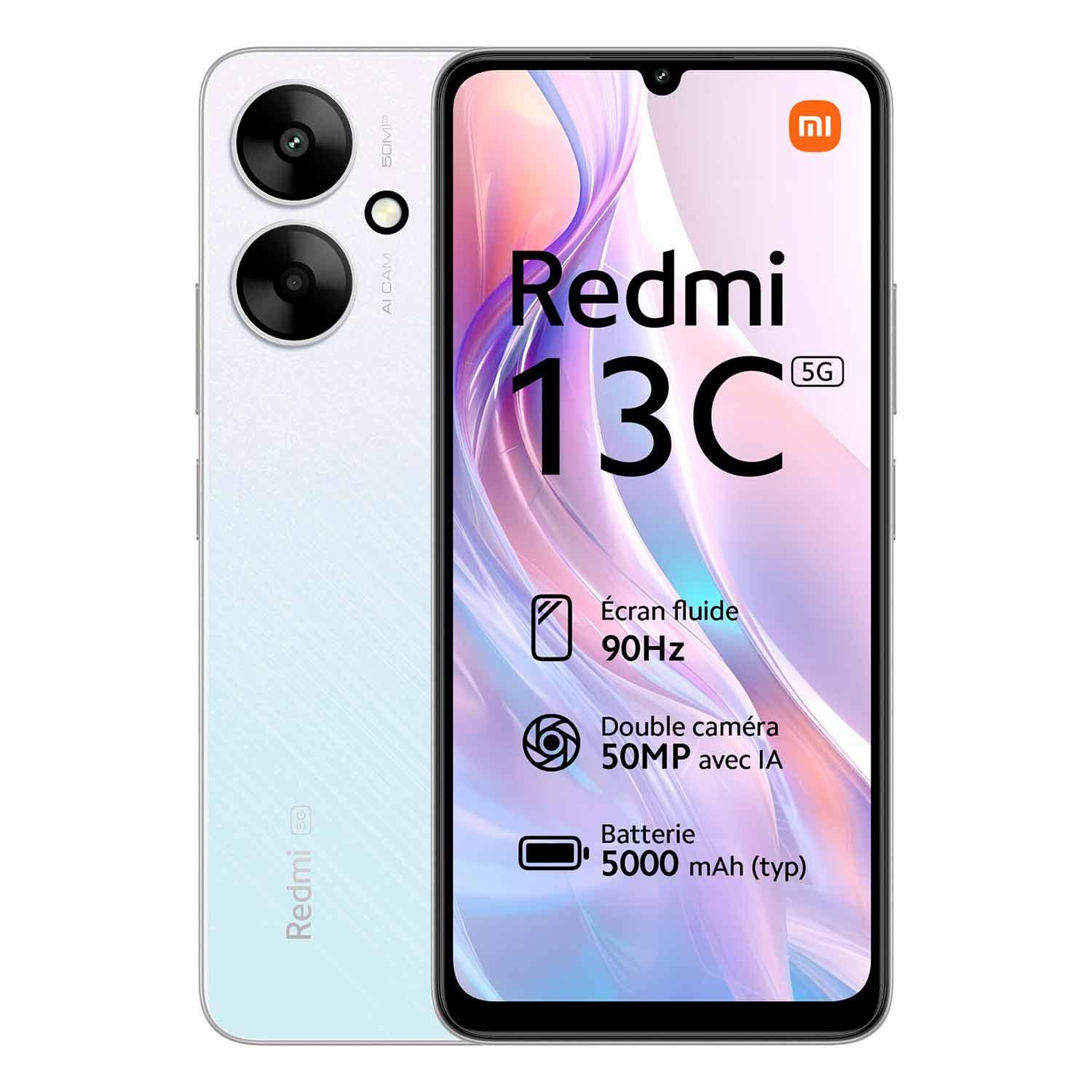 Xiaomi Redmi 13c 5g Smartphone 256gb 8gb Ram Dual Sim Pantalla De 6,74" Chino - Blanco (sello Pequeño)