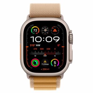 Apple Watch Ultra 2 Mx4e3lw/a Móvil + Gps Caja De Titanio Natural 49 Mm - Correa Alpine Loop Color Canela - Imagen 2