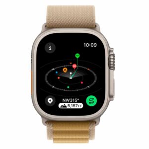 Apple Watch Ultra 2 Mx4e3lw/a Móvil + Gps Caja De Titanio Natural 49 Mm - Correa Alpine Loop Color Canela - Imagen 3