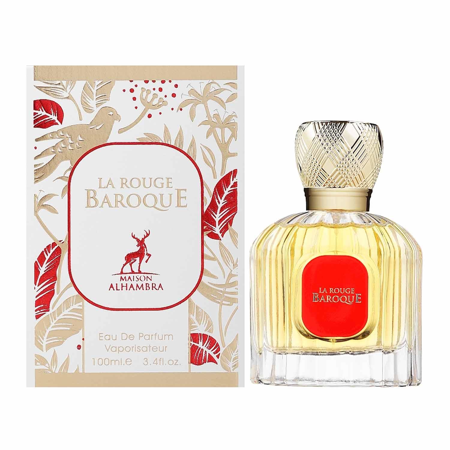 Perfume Maison Alhambra Barroco Rojo Extracto Eau De Parfum Unissex 100ml