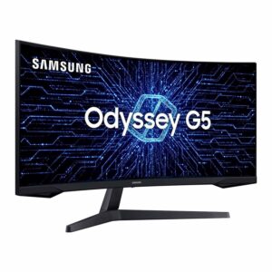Monitor Gamer Samsung Odyssey G5 Lc34g55tw 34" Quad Hd 165hz Curvo Hdmi Dp - Negro - Imagen 2