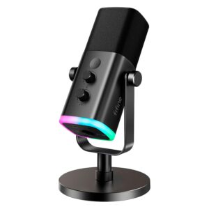 Kit De Micrófono Dinámico Rgb De 16 Khz Fifine Ampligame Tam8, Color Negro - Imagen 3