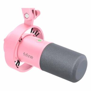 Micrófono Dinámico Fifine K688p Amplitank Xlr De 48 Khz, Color Rosa - Imagen 2