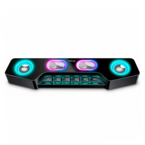 Soundbar Fifine Ampligame A16 Bluetooth Usb Rgb - Negro