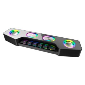 Soundbar Fifine Ampligame A16 Bluetooth Usb Rgb - Negro - Imagen 3