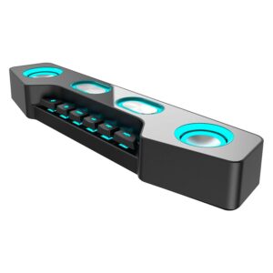 Soundbar Fifine Ampligame A16 Bluetooth Usb Rgb - Negro - Imagen 4