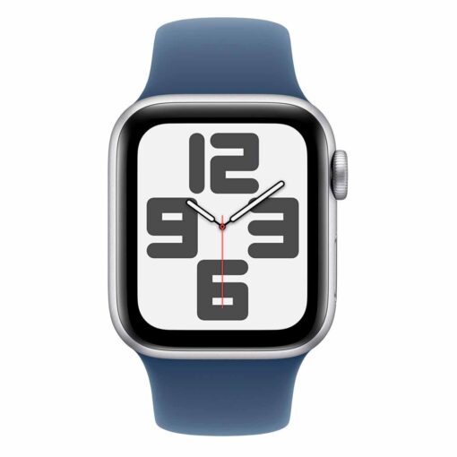 Alternative view of Apple Watch Se 2 2024 Mxed3ll/a Caja De Aluminio 40 Mm Plata - Azul Deportivo M/l