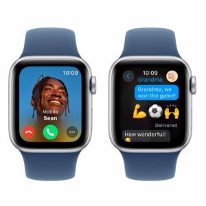 Apple Watch Se 2 2024 Mxed3ll/a Caja De Aluminio 40 Mm Plata - Azul Deportivo M/l - Imagen 3