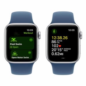 Apple Watch Se 2 2024 Mxed3ll/a Caja De Aluminio 40 Mm Plata - Azul Deportivo M/l - Imagen 4