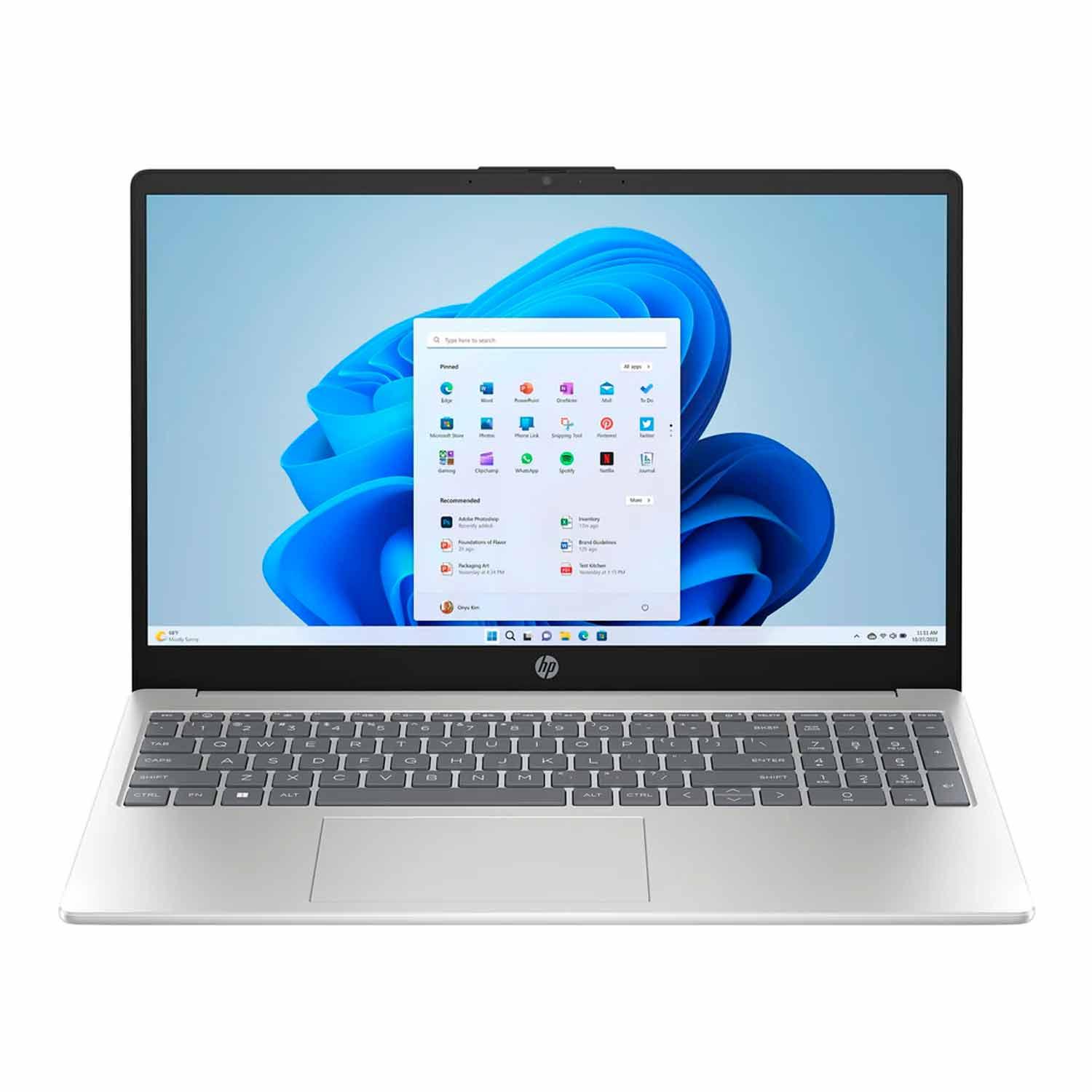 Notebook Hp 15-fd0095wm De 15,6" Con Intel Core I5-1235u, Ssd De 256 Gb Y Ram De 8 Gb, Color Plateado