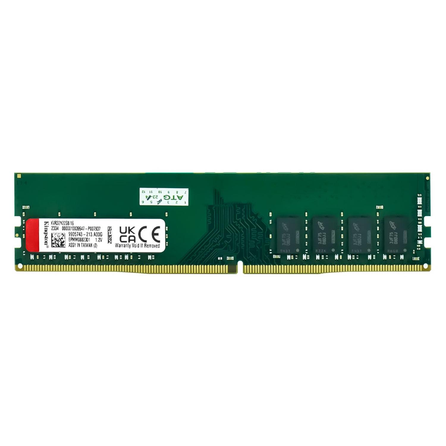 Memoria Ram De Kingston Ddr4 De 16 Gb Y 3200 Mhz: Kvr32n22s8l/16