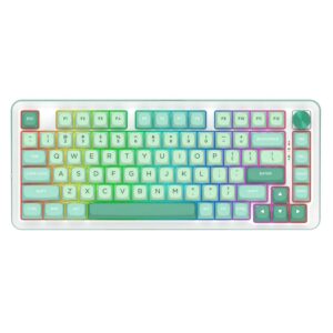 Keyboard Redragon Cyrus Pro K681mg Rgb Layout 75% Sin Cable - Blanco