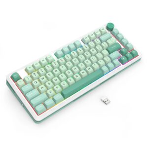 Keyboard Redragon Cyrus Pro K681mg Rgb Layout 75% Sin Cable - Blanco - Imagen 3