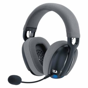 Auriculares Inalámbricos Redragon Skuld Pro H878bg Led - Negro Gris