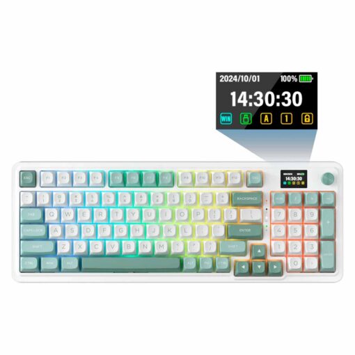 Alternative view of Teclado Redragon Galatin Pro K719wg Rgb - Blanco