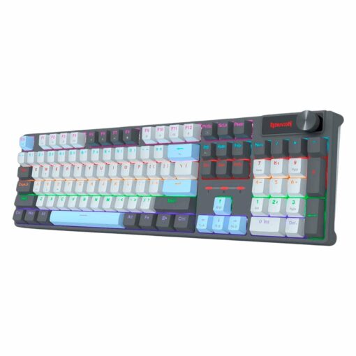 Alternative view of Teclado Redragon Caesura K718gb Rainbow Wired