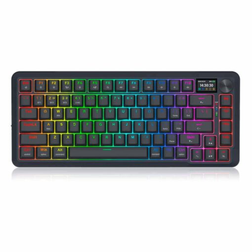 Redragon Flekact Pro K708ak Rgb Teclado Gamer Inalámbrico - Negro