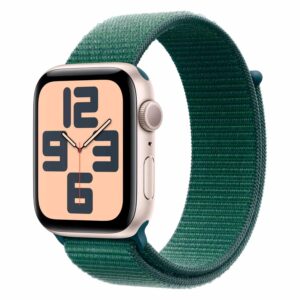 Apple Watch Se 2 2024 Mxew3ll/a 44 Mm Caja De Aluminio Stellar - Correa Deportiva Verde