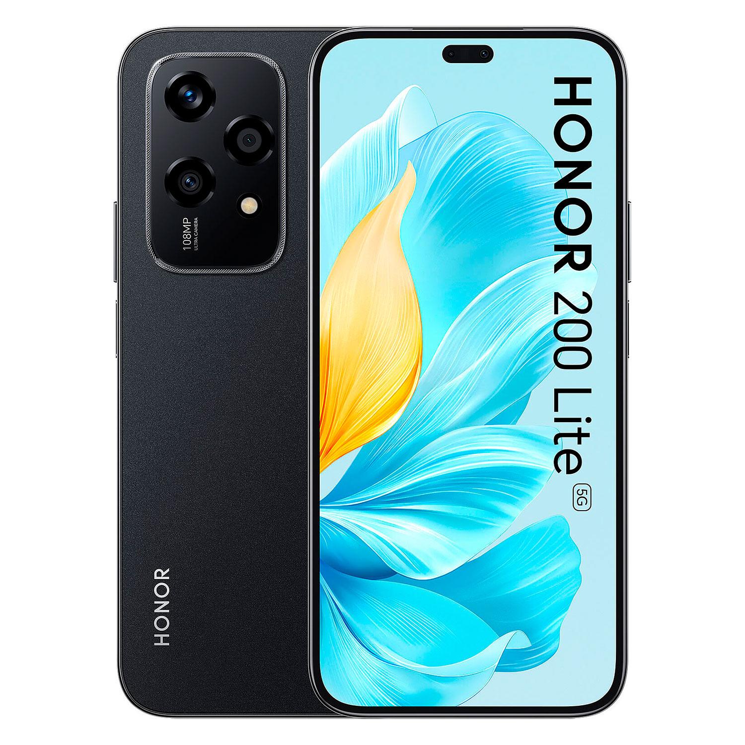 Honor 200 Lite 5g Smartphone Lly-nx1 256 Gb 8 Gb Ram Dual Sim Pantalla De 6,7" - Negro