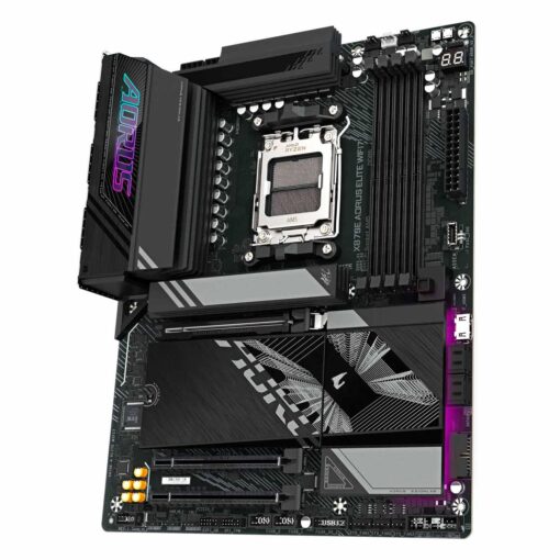 Alternative view of Placa Madre Gigabyte X870e Aorus Elite Wifi 7 Con Conector Ddr5 Am5 Y Chipset Amd X870e Atx
