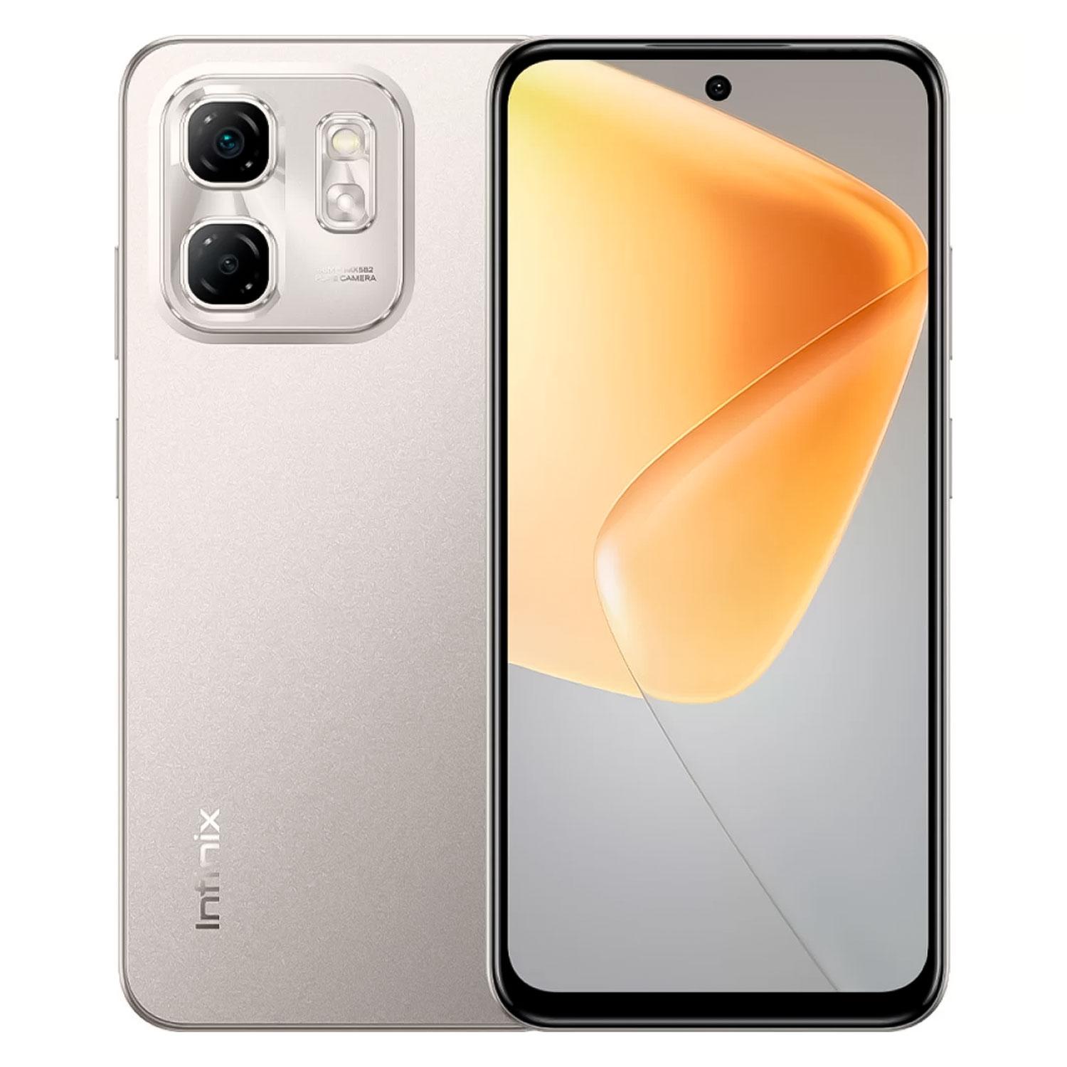 Smartphone Infinix Hot 50i X6531b Con Pantalla De 6,7", 128 Gb, 6 Gb De Ram Y Doble Sim, Color Gris