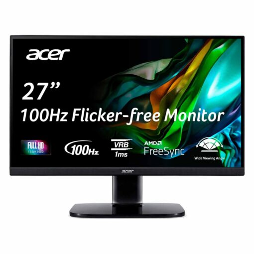 Monitor Acer Kb272 De 27" Full Hd Hdmi Vga - Negro