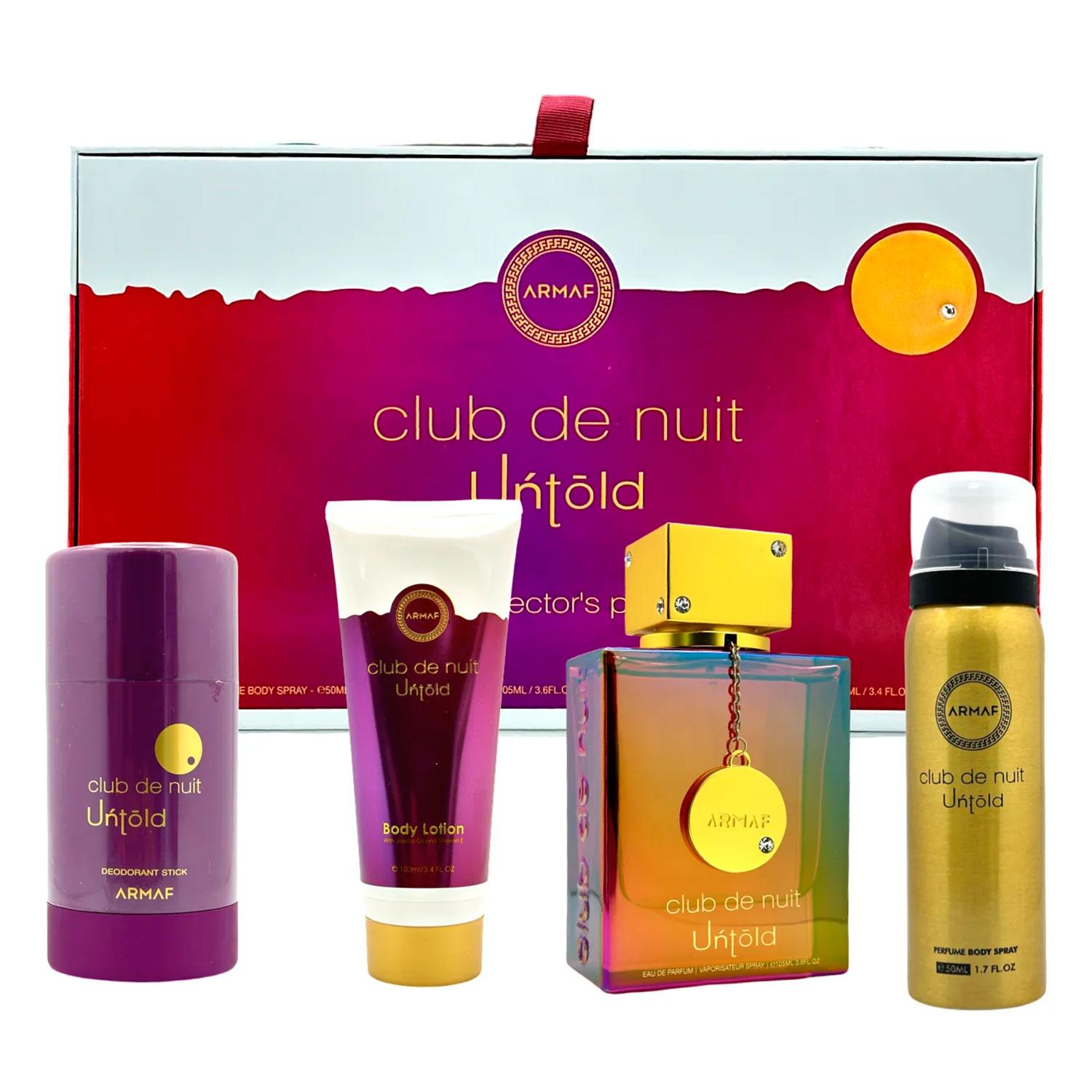 Kit De Perfume Unisex Armaf Club De Nuit Untold (4 Unidades)