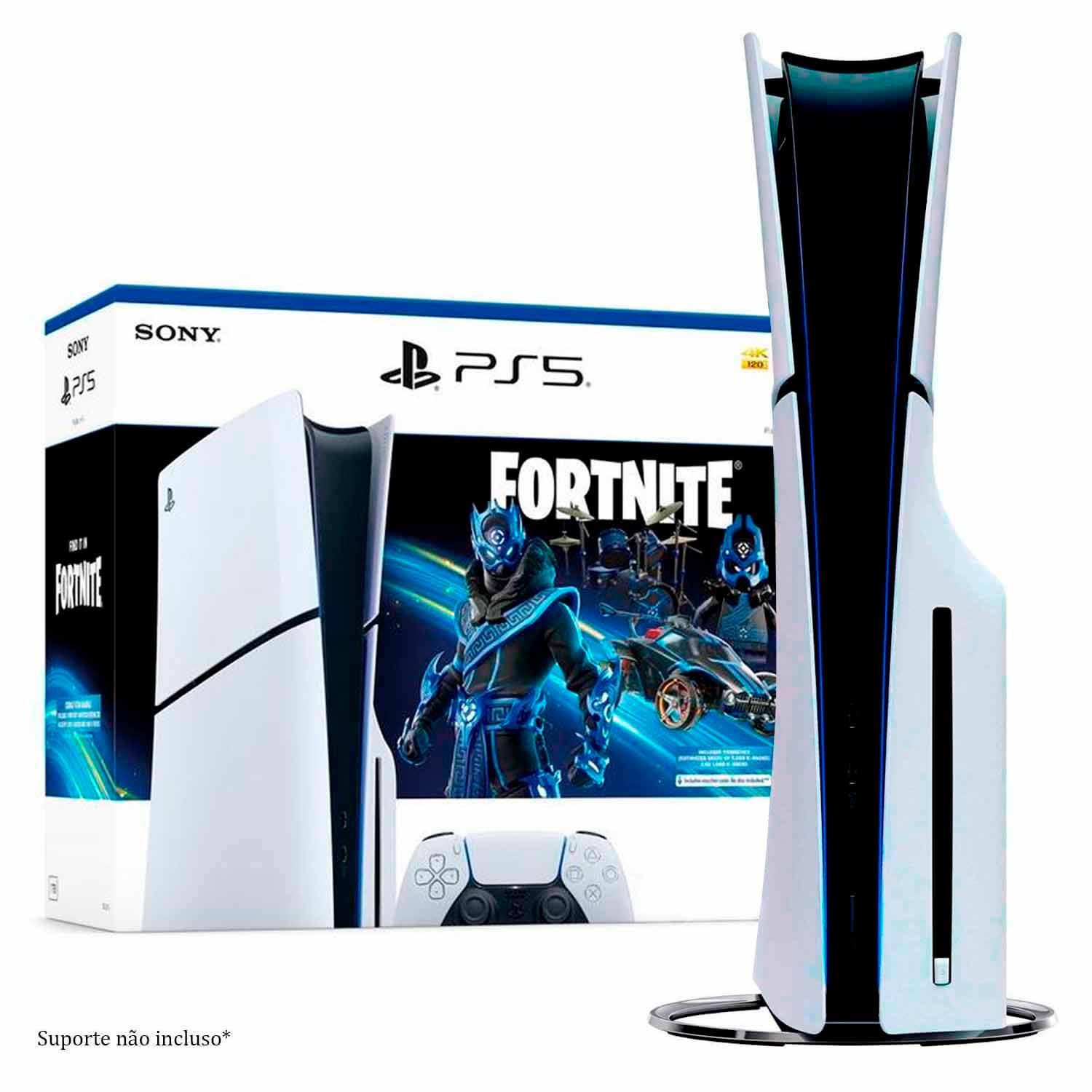 Sony Playstation 5 Slim Fortnite Cobalt Star Cfi-2016a 4k Con Ssd De 1 Tb