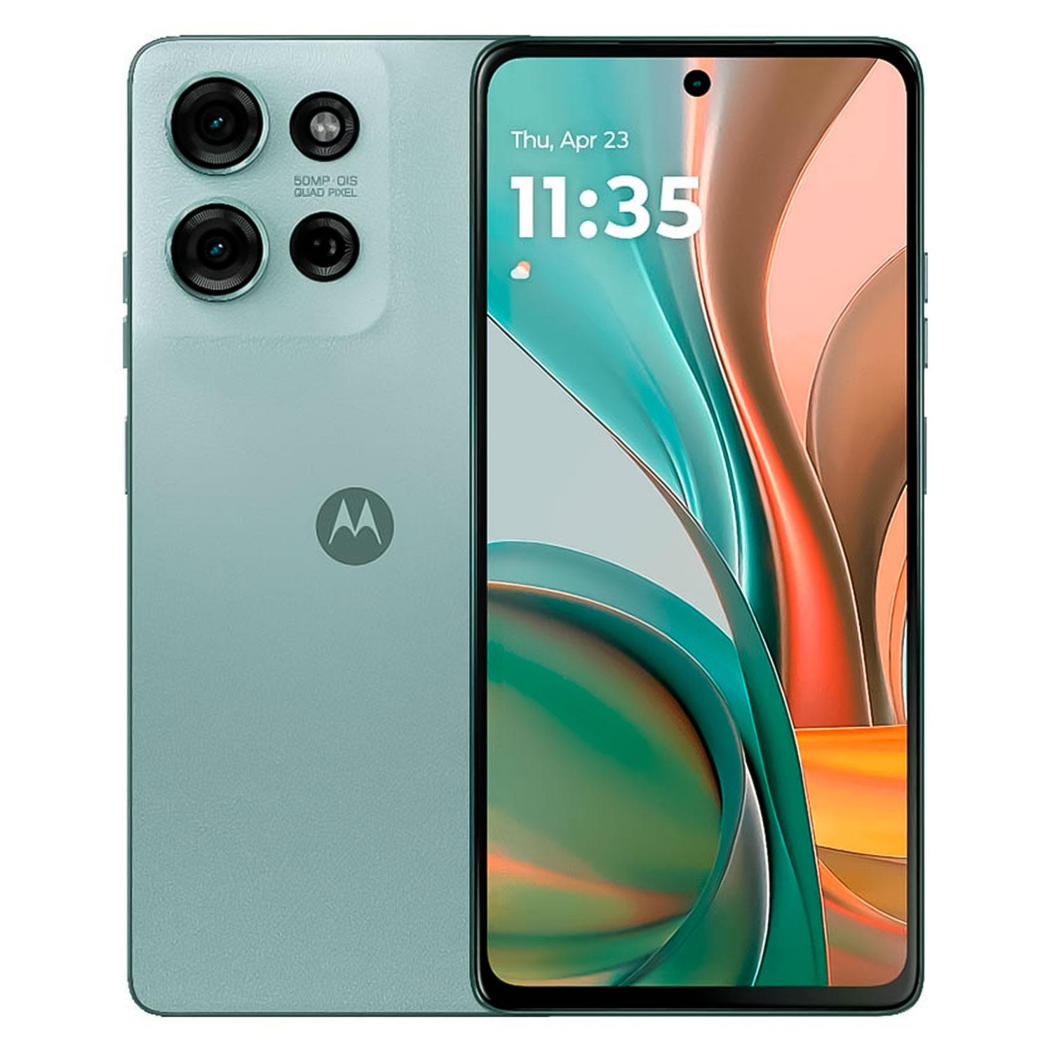 Teléfono Inteligente Motorola Moto G75 5g Xt-2437-3 Con Pantalla De 6,78" Y Doble Sim De 256 Gb Y 8 Gb De Ram, Color Verde