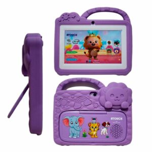 Tableta Para Niños Atouch Q40 De 7 Pulgadas Con Wifi 5g, 256 Gb, 8 Gb De Ram Y Funda, Color Morado - Imagen 3