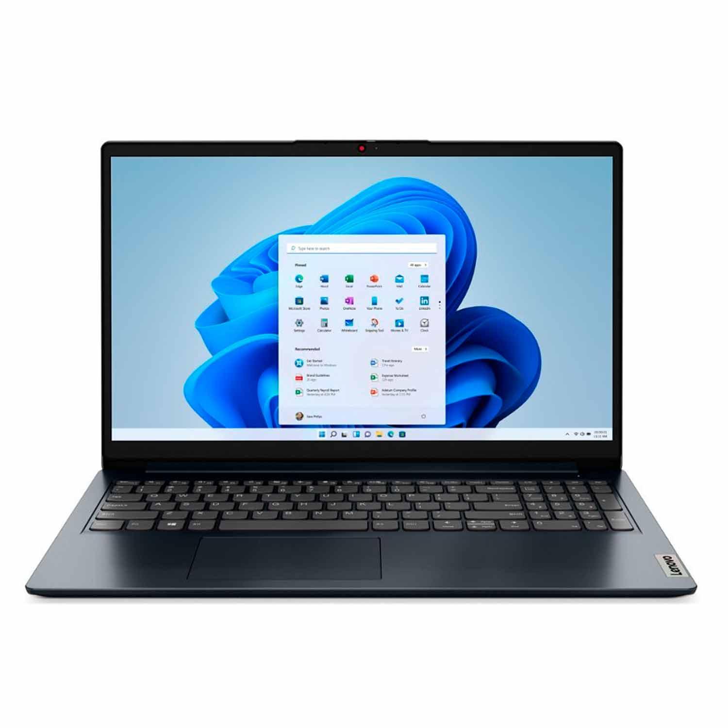 Lenovo Ideapad 1 82qd00hmus 15.6" Intel Core I5-1235u 512gb Ssd 8gb Ram - Azul