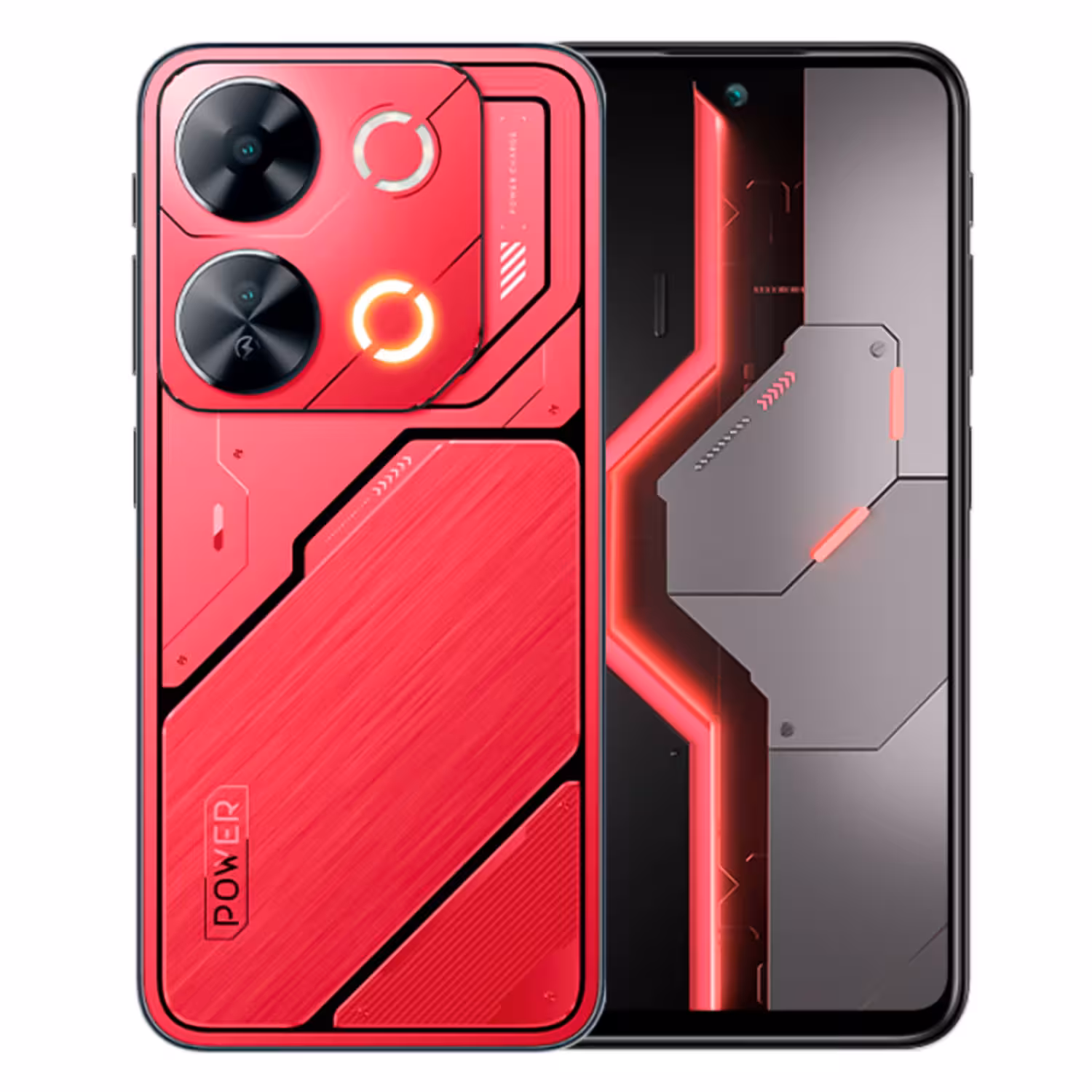 Smartphone Itel P65 128gb 4gb Ram Dual Sim Pantalla 6.7" - Rojo (anatel)