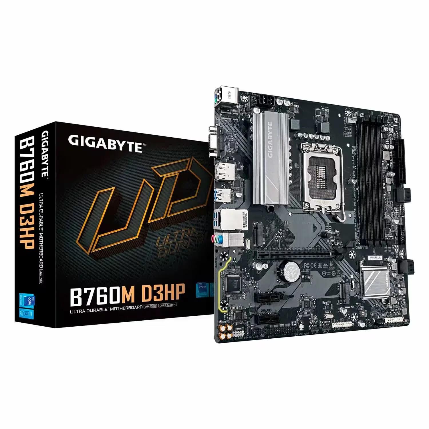 Placa Madre Gigabyte B760m D3hp Ddr4 Socket Lga 1700 Chipset Intel B760 Micro Atx