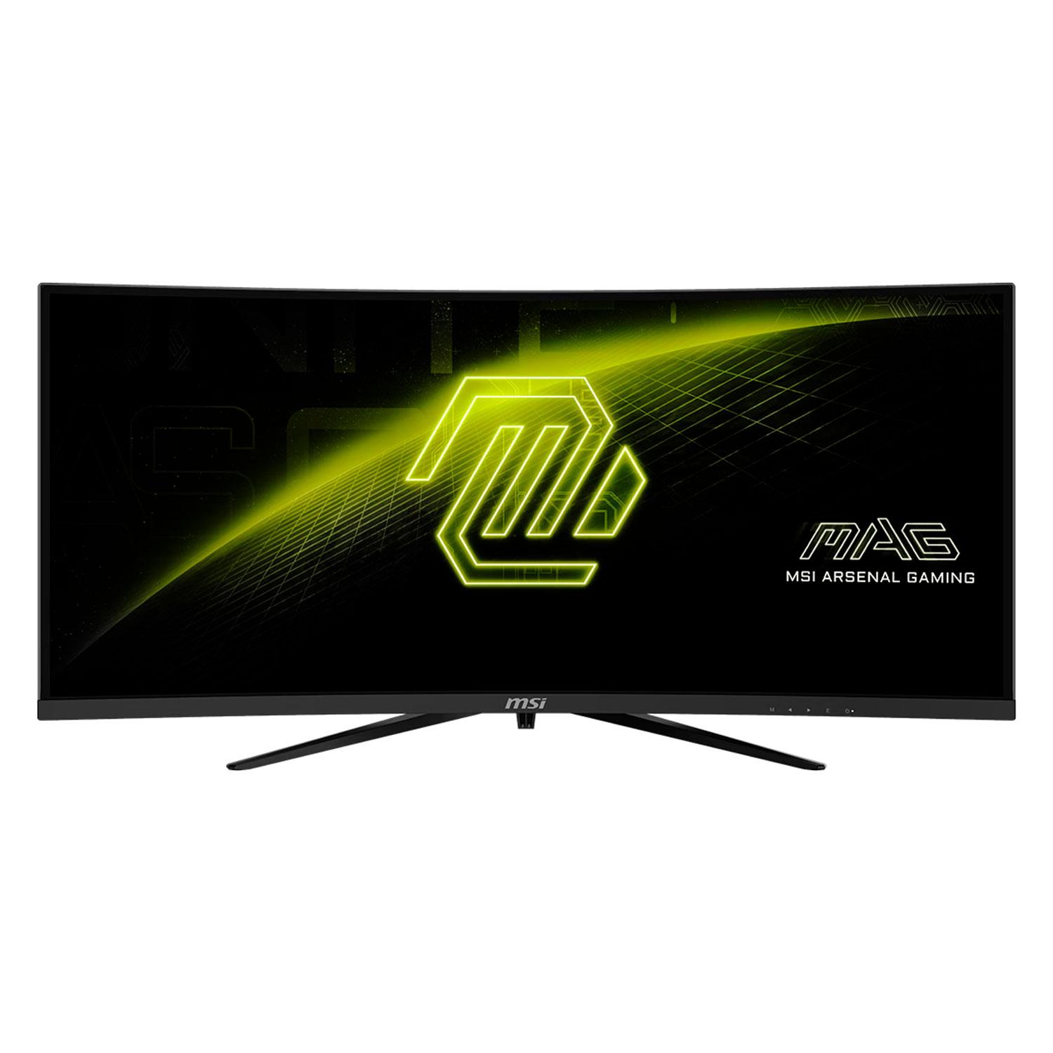 Monitor Curvo Para Juegos Msi Mag 342cqr E2 De 34" Uwqhd Con Resolución 180 Hz, Hdmi Y Dp, Color Negro
