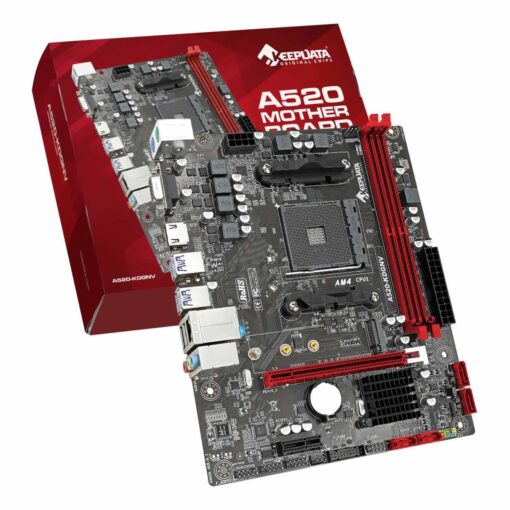 Placa Madre Keepdata A520-kdgnv Ddr4 Socket Am4 Chipset Amd A520 Micro Atx