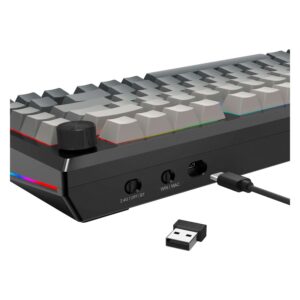 Juego Redragon Penumbra Pro K687gg Rgb Layout 75% Sin Hilo - Negro - Imagen 4