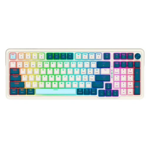 Teclado Gamer Redragon Pro Eisa K686wb Rgb Sin Cable - Blanco