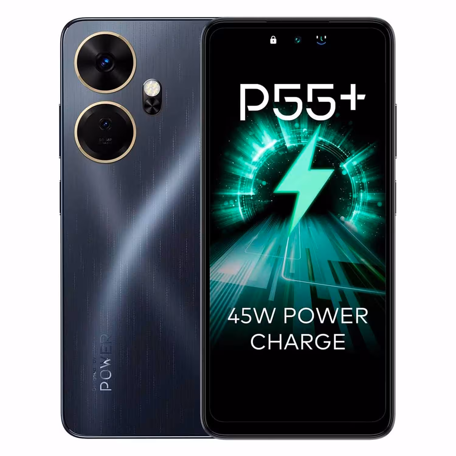 Smartphone Itel P55+ P663l 128gb 4gb Ram Dual Sim Pantalla 6.6" - Negro (anatel)