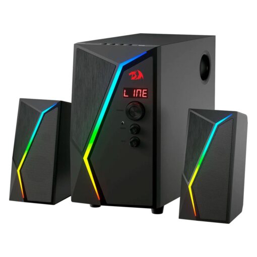 Caja De Sonido Redragon Anvil Gs520 Pro Rgb Usb 3.5mm - Negro