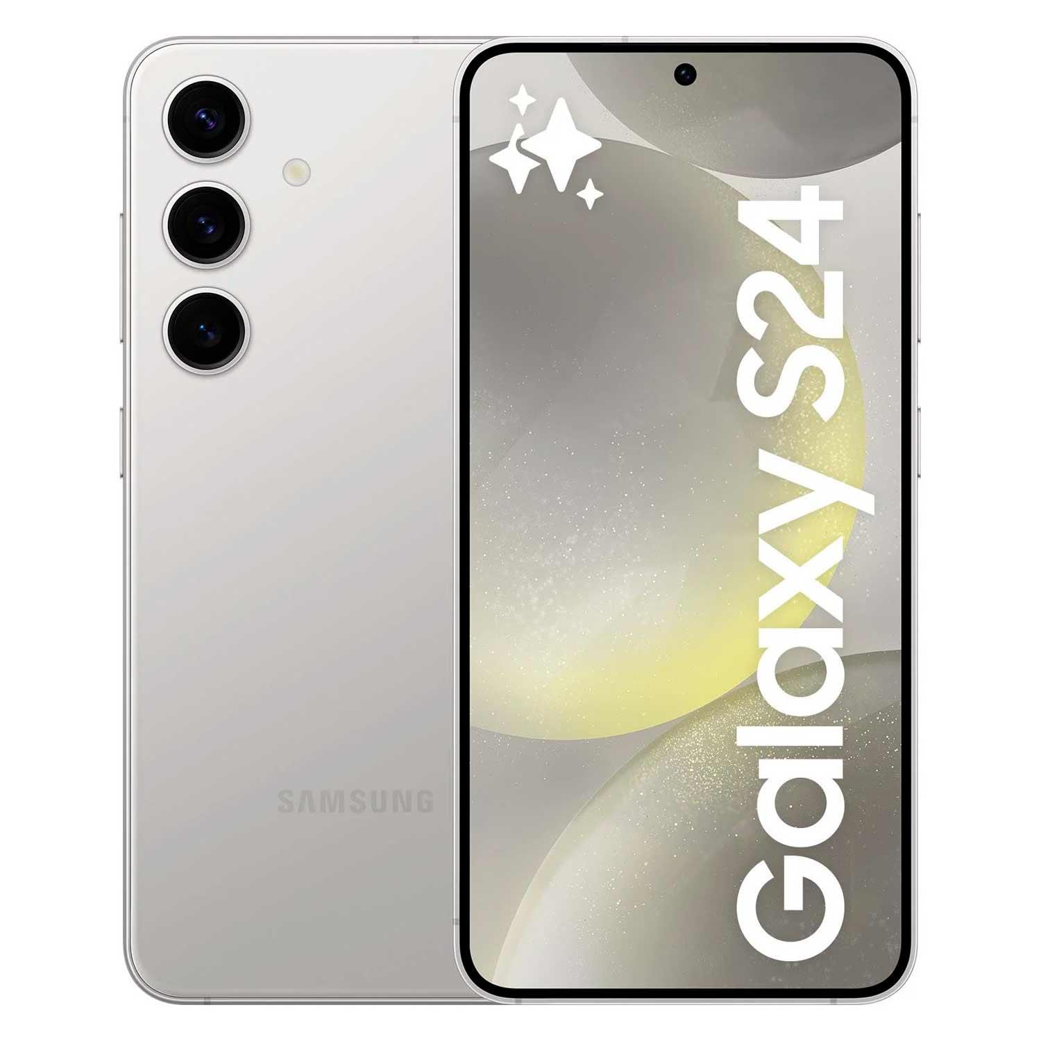 Samsung Galaxy S24 Fe 5g S721b Smartphone Con Pantalla De 6,7" Y Doble Sim De 256 Gb Y 8 Gb De Ram, Color Gris (funda Delgada)
