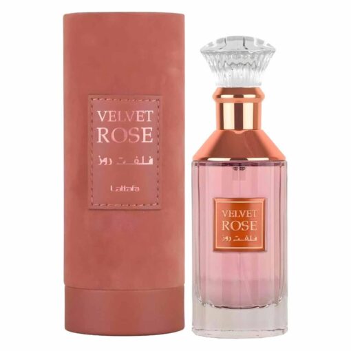 Lattafa Velvet Rose Eau De Parfum Para Mujer 100 Ml