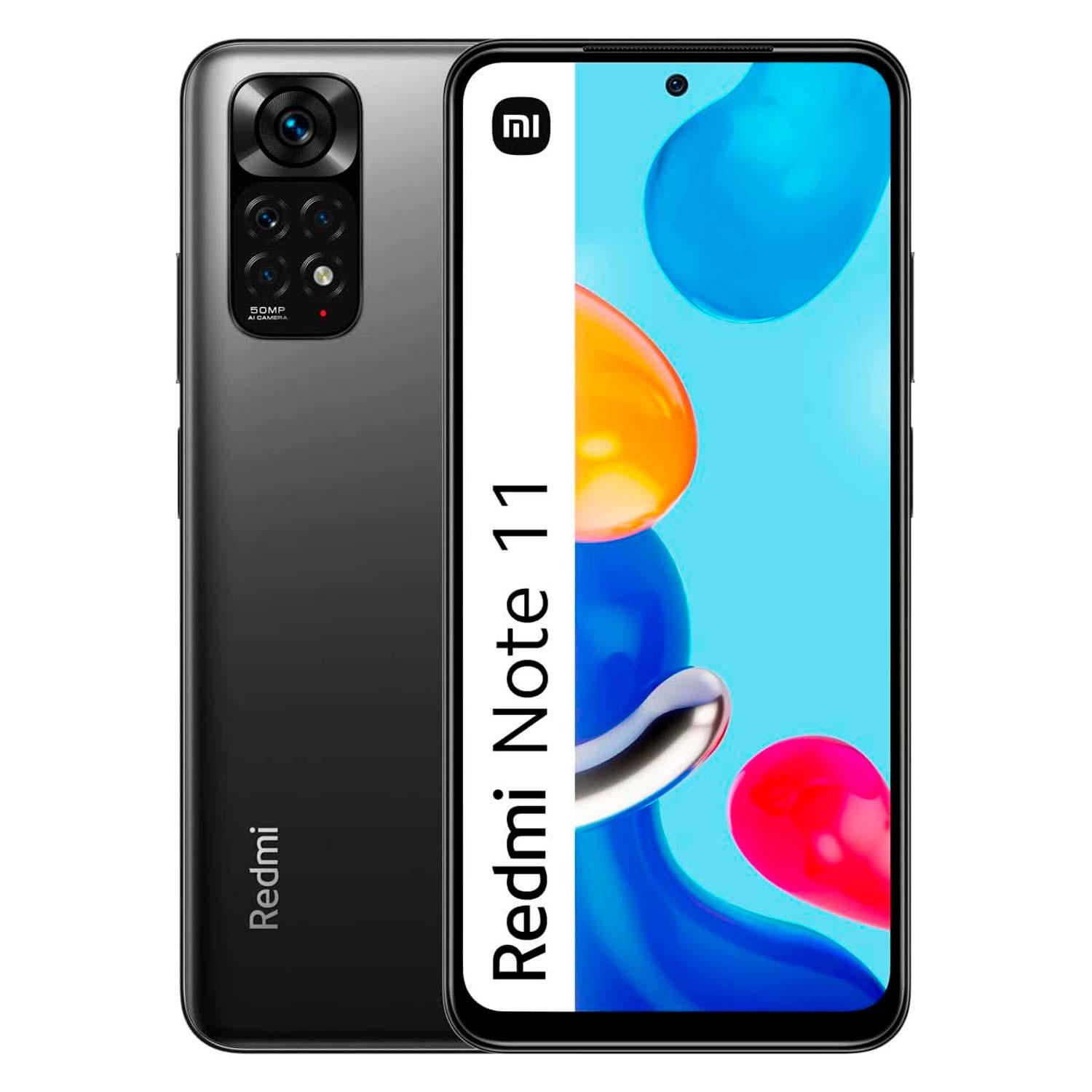 Teléfono Xiaomi Redmi Note 11 4g Ds 4GB Ram 128gb 6.6" Gris L/pequeño