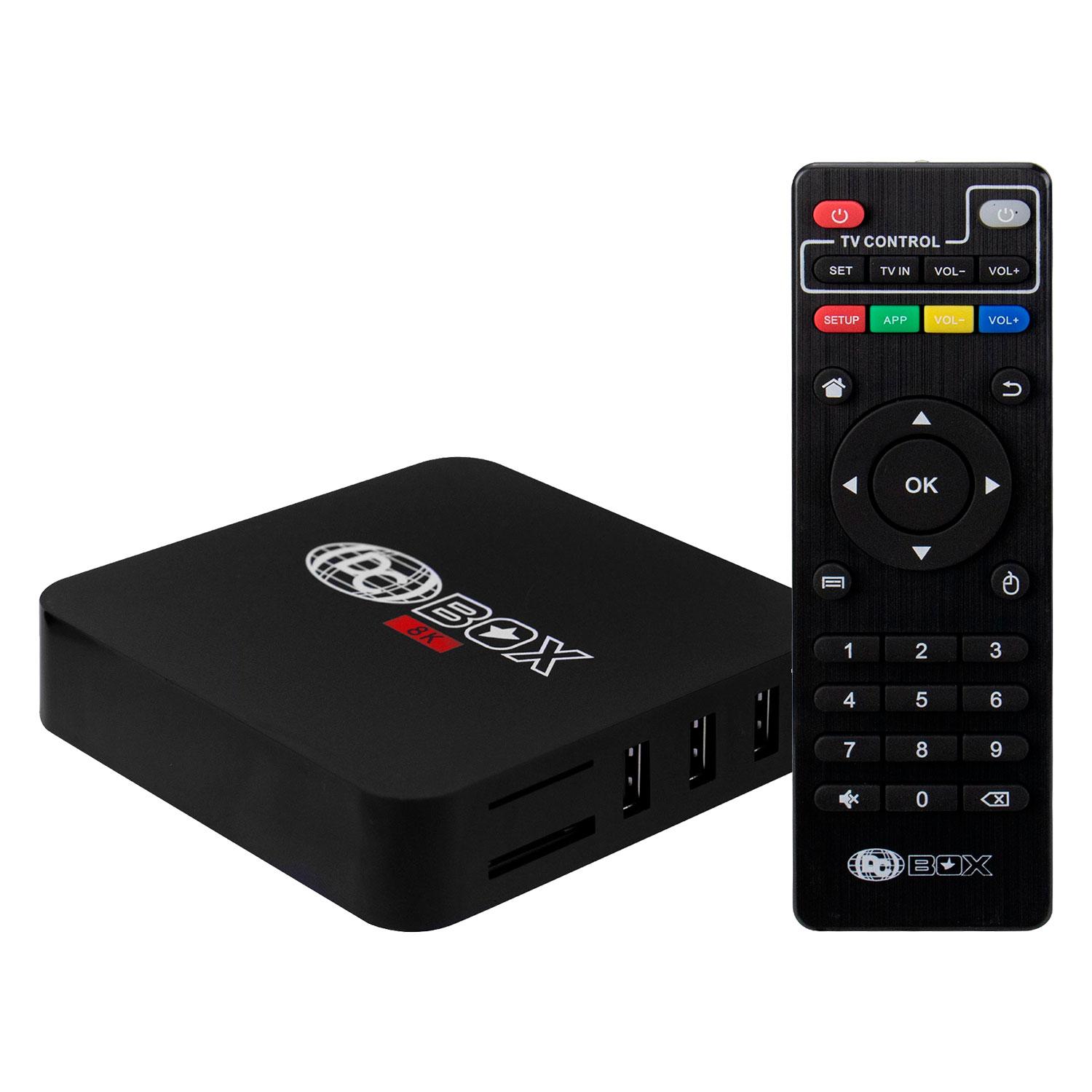 Receptor Tv Box Dc Box 8k Ultra Hd 512gb 64gb Ram - Negro