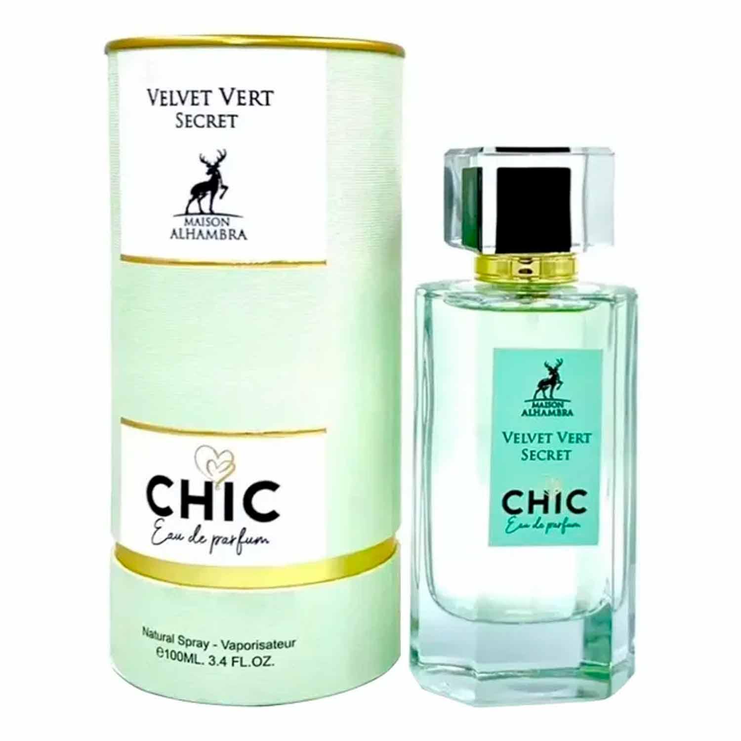 Perfumería Maison Alhambra Chic Velvet Vert Secret Edp 100ml